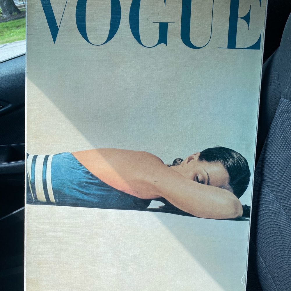 Vogue Blue and Cream Wall Art